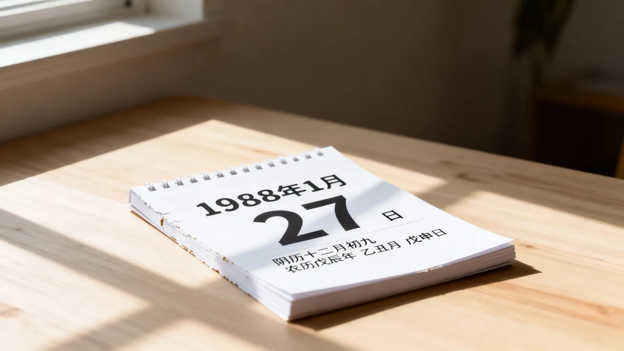 1988年1月27日阴历几号?,1988年1月27日农历哪天 1988年1月27日阴历几号?,1988年1月27日农历哪天