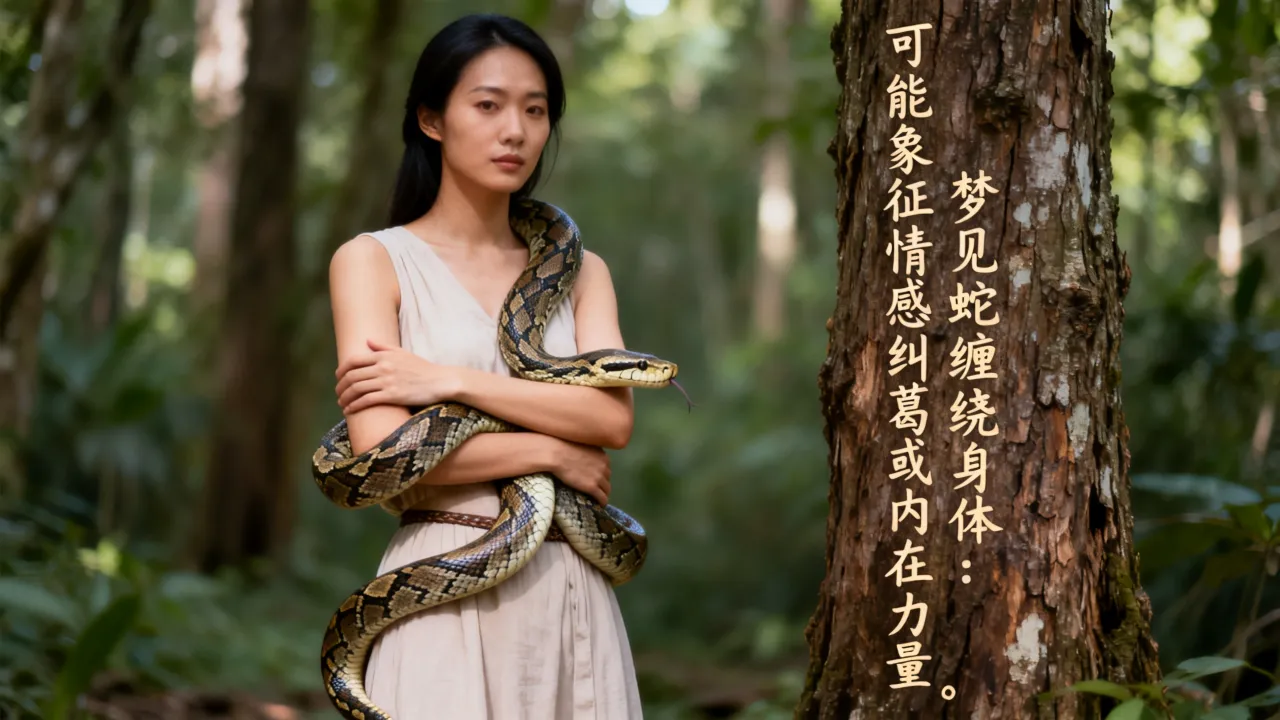 梦见碰到蛇代表着什么，女人梦见蛇缠绕身体是什么征兆？