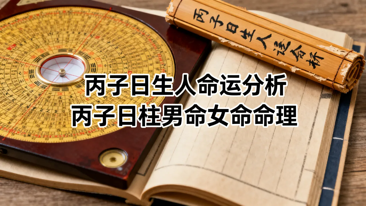 丙子日生人命运如何，丙子日柱男命女命一生命运好不好？