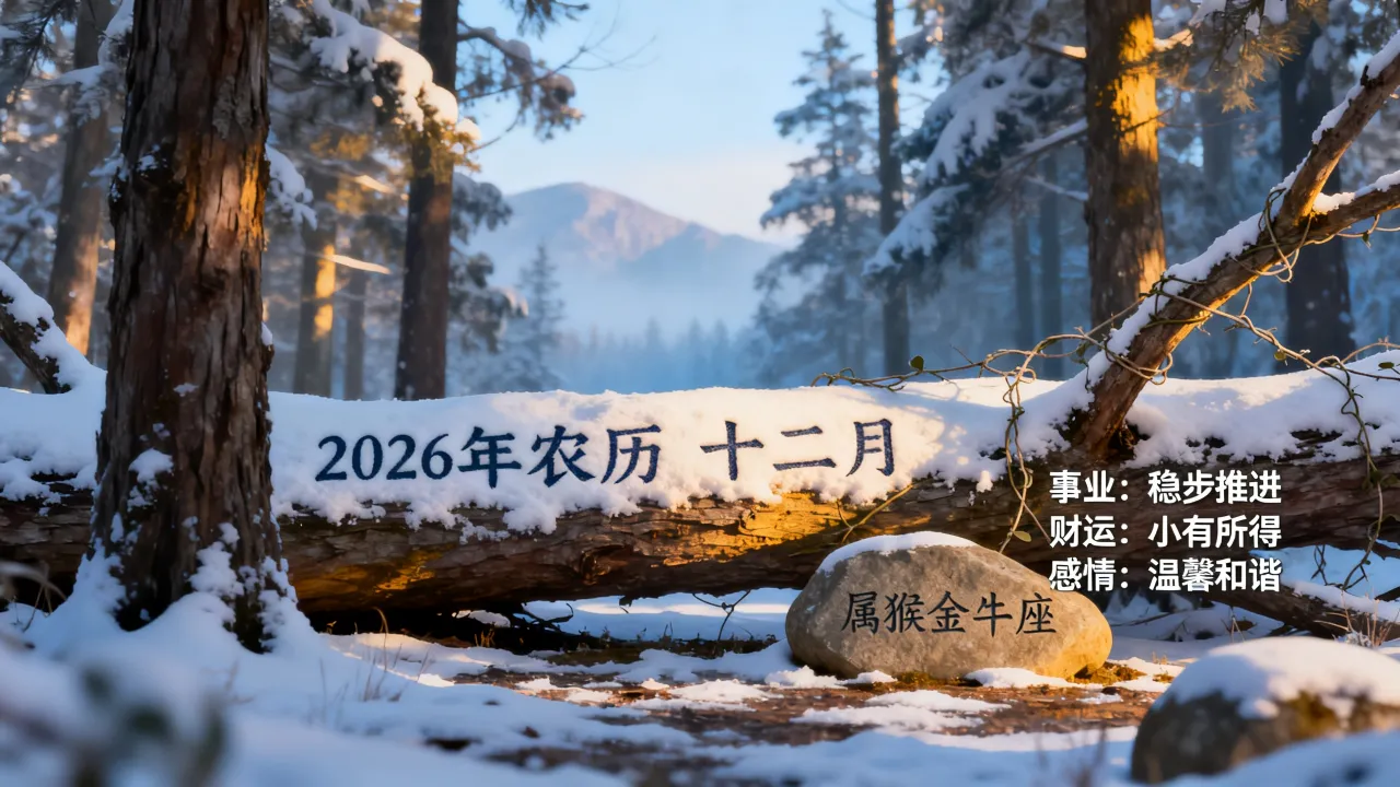 属猴金牛座2026年农历十二月运势如何?逐月运势走向怎样? 属猴金牛座2026年农历十二月运势如何?逐月运势走向怎样?