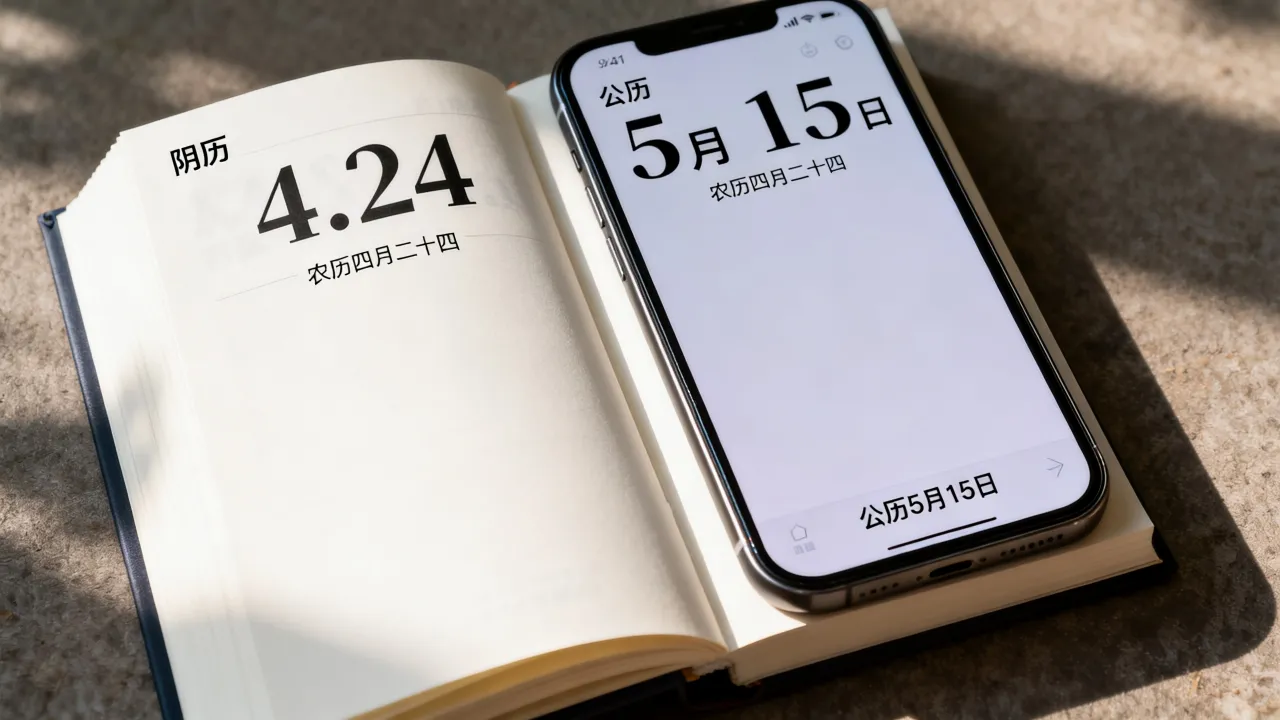 阴历4.24是多少号，农历四月二十四公历几月几号？