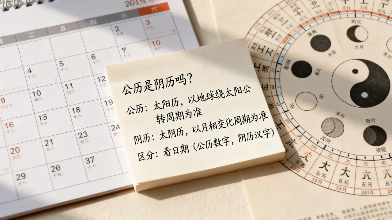 公历是阴历吗？公历和阴历的区别是什么，怎么区分公历和阴历？