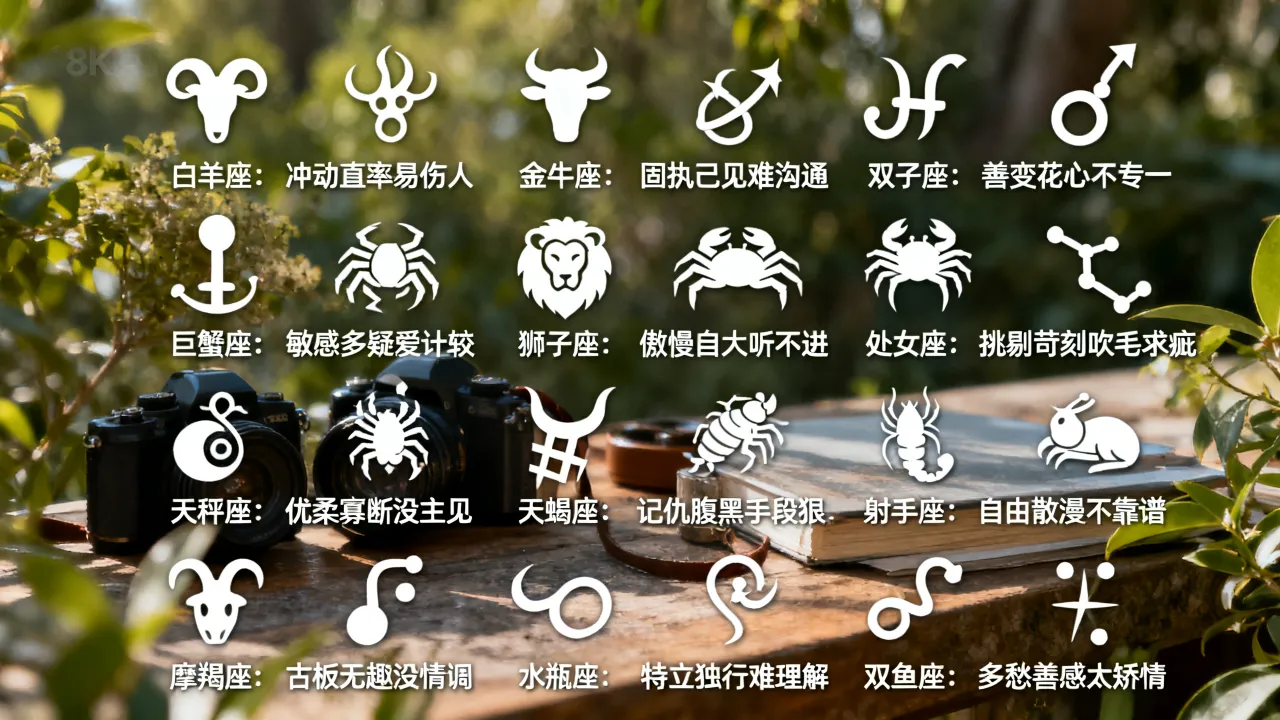 十二星座损人评价靠谱吗?毒舌星座排名准不准? 十二星座损人评价靠谱吗?毒舌星座排名准不准?