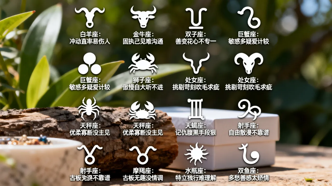 十二星座损人评价靠谱吗?毒舌星座排名准不准? 十二星座损人评价靠谱吗?毒舌星座排名准不准?