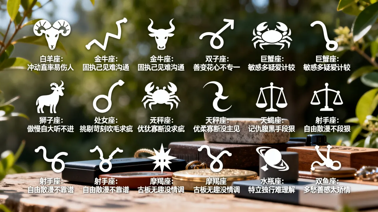 十二星座损人评价靠谱吗？毒舌星座排名准不准？