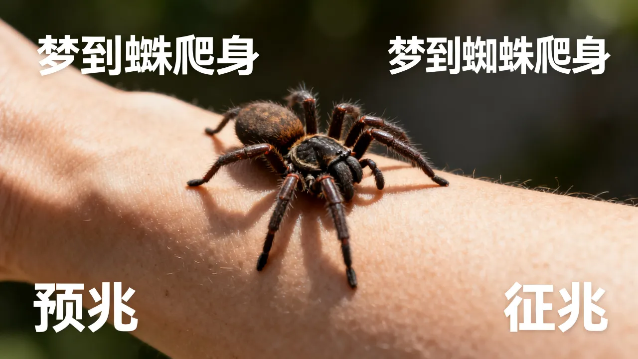 梦到蜘蛛爬在身上有什么预兆,梦见蜘蛛爬到身上是什么征兆 梦到蜘蛛爬在身上有什么预兆,梦见蜘蛛爬到身上是什么征兆