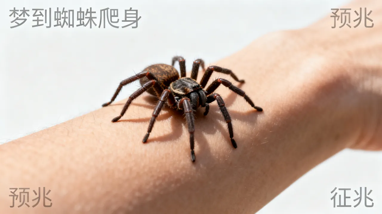 梦到蜘蛛爬在身上有什么预兆,梦见蜘蛛爬到身上是什么征兆 梦到蜘蛛爬在身上有什么预兆,梦见蜘蛛爬到身上是什么征兆