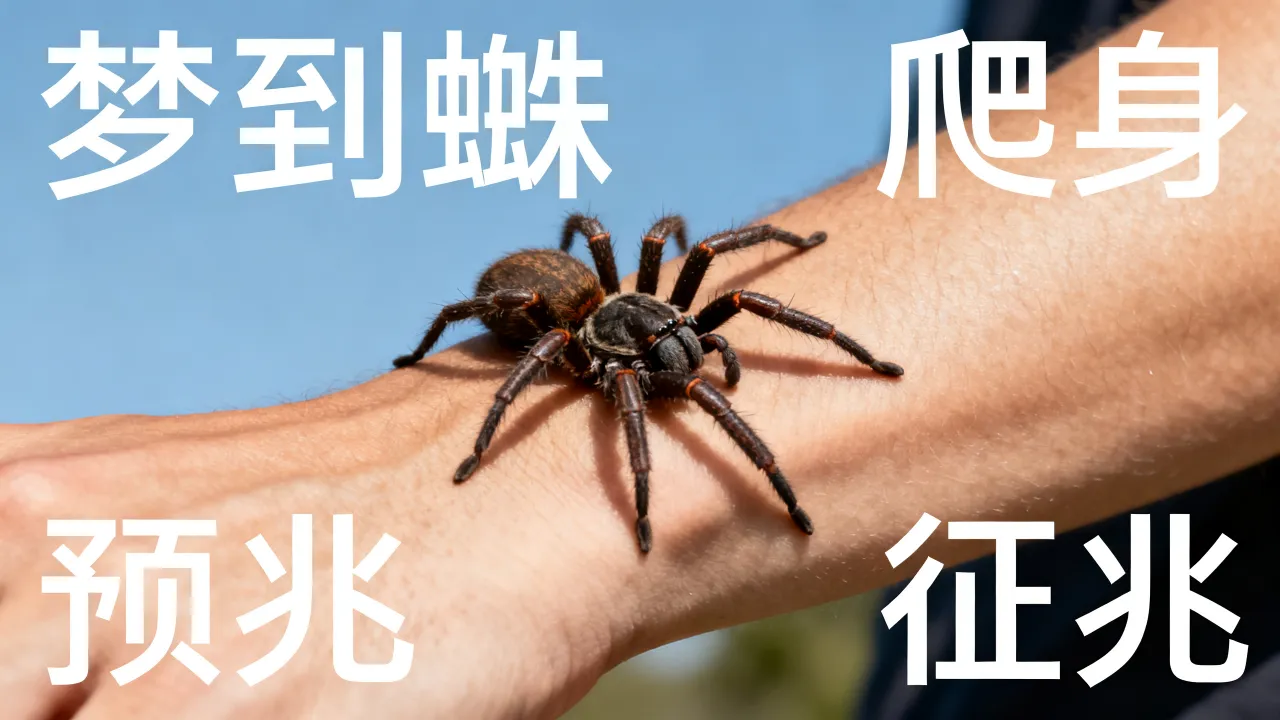 梦到蜘蛛爬在身上有什么预兆,梦见蜘蛛爬到身上是什么征兆 梦到蜘蛛爬在身上有什么预兆,梦见蜘蛛爬到身上是什么征兆