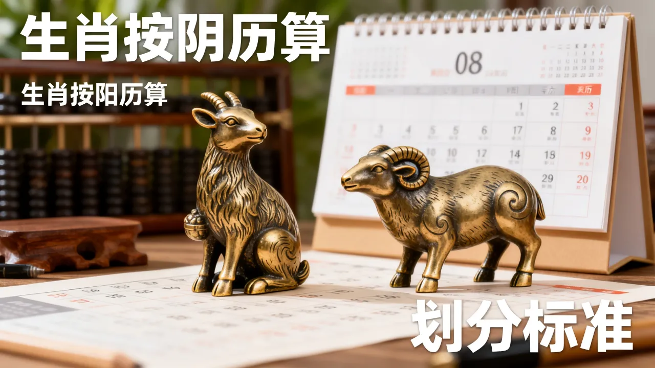 生肖是按阴历还是阳历算，生肖属相划分标准是什么？