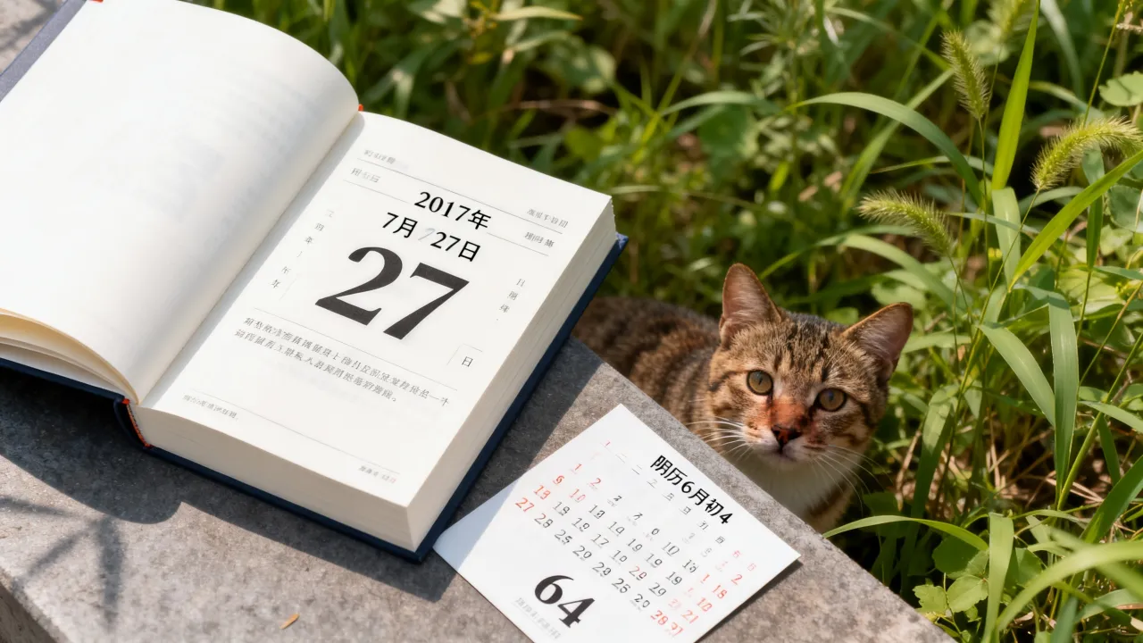 2017年阴历6月初4是公历几号?阴历6月初四对应新历多少? 2017年阴历6月初4是公历几号?阴历6月初四对应新历多少?