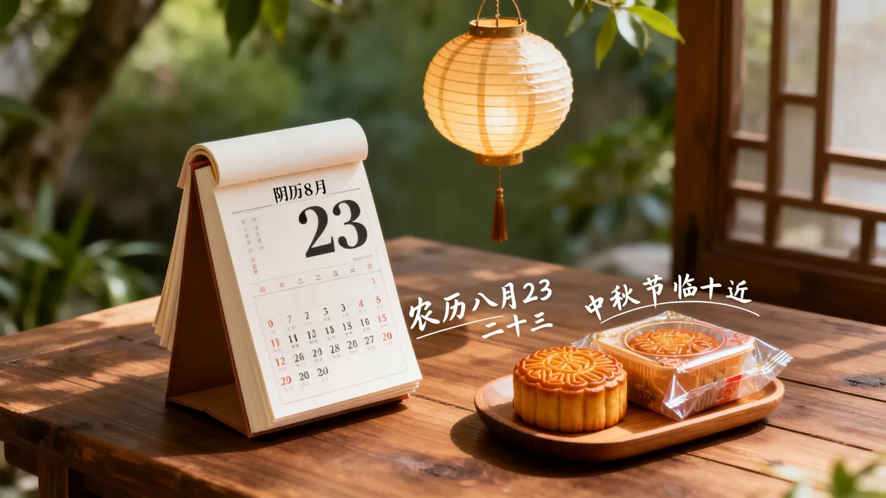 阴历8月23是几月几号？农历八月二十三是什么日子