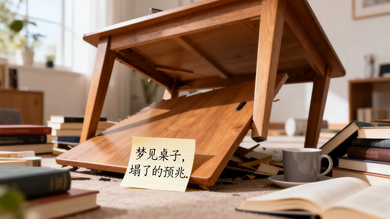 梦见桌子塌了是什么意思,有什么预兆 梦见桌子塌了是什么意思,有什么预兆