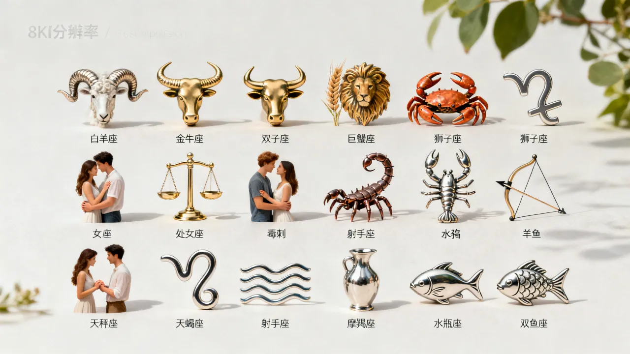 十二星座恋爱男女谁最专一，星座配对看性格准不准？