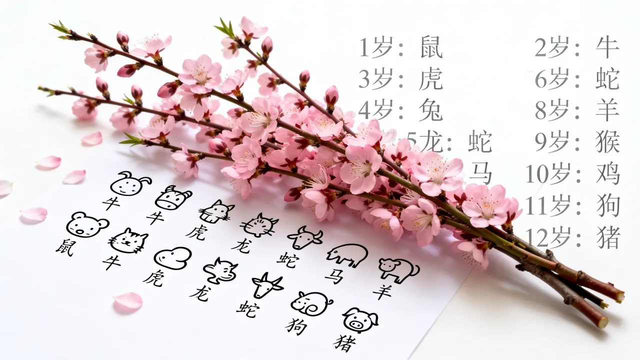 桃花代表哪个生肖，十二生肖岁数表对照大全？