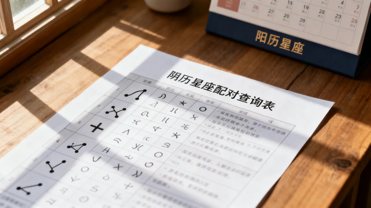 星座配对按阴历还是阳历？阴历星座配对查询表准吗