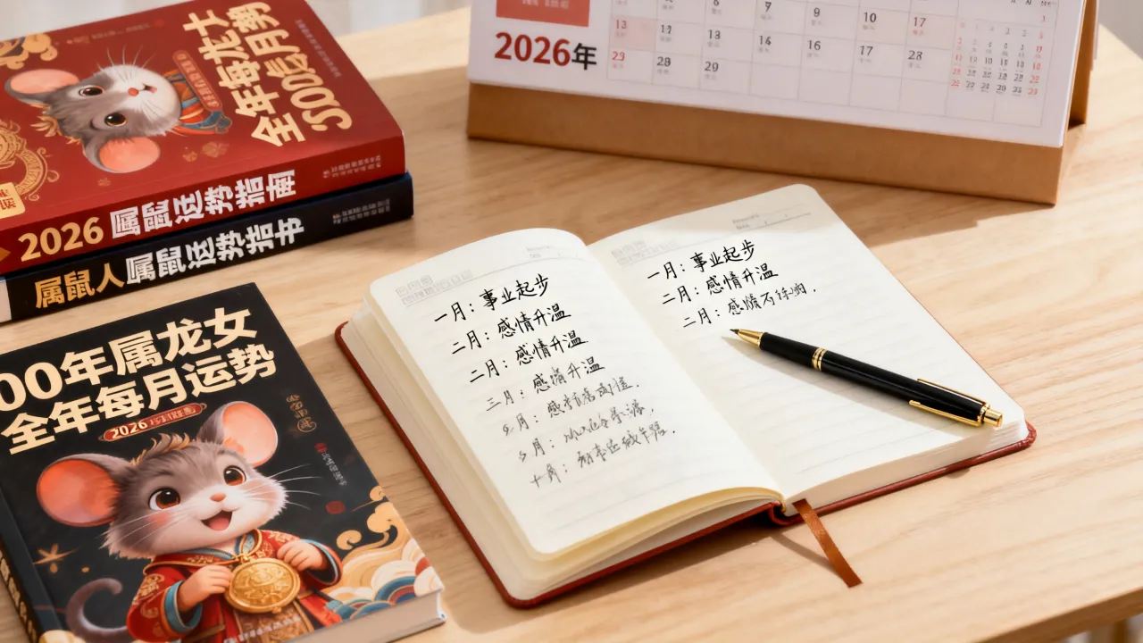 00年属龙女全年每月运势如何，属鼠人2026运势书正版怎么样