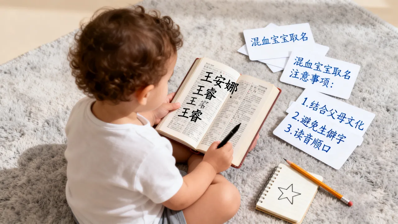 姓王混血宝宝怎么起名，混血宝宝取名注意事项有哪些？