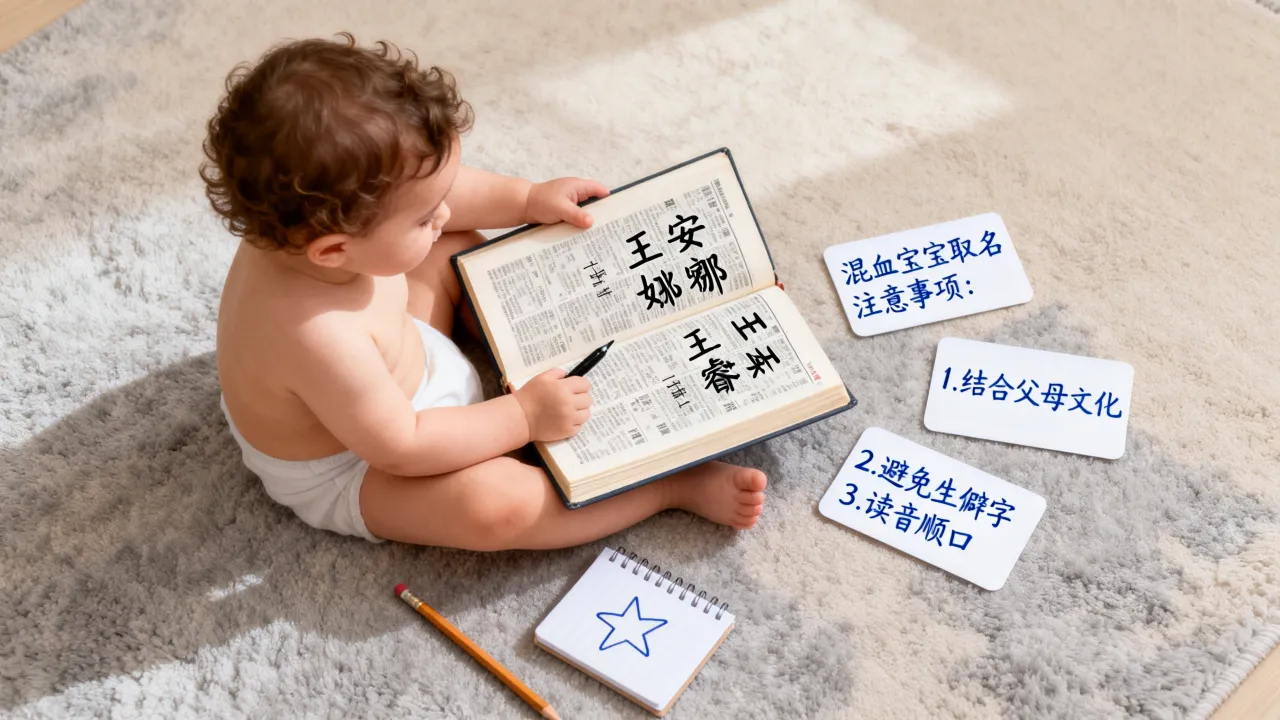 姓王混血宝宝怎么起名，混血宝宝取名注意事项有哪些？