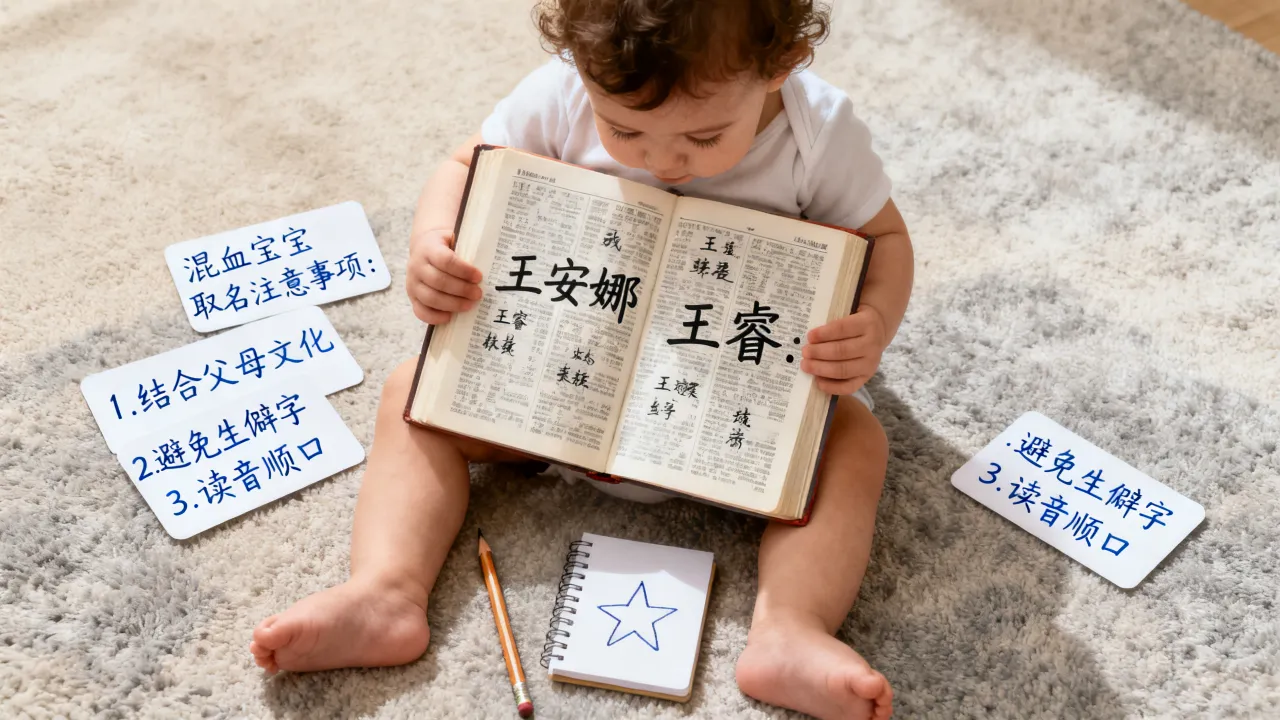 姓王混血宝宝怎么起名，混血宝宝取名注意事项有哪些？