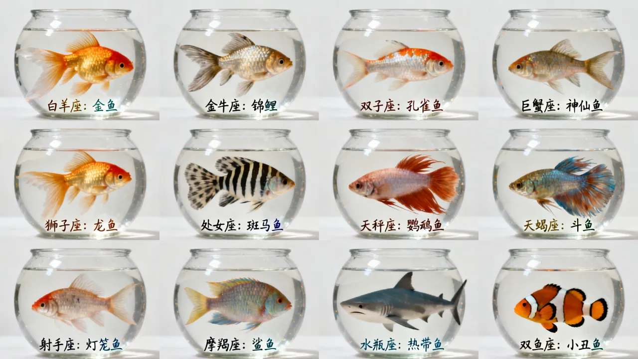 十二星座各代表什么鱼,十二星座对应的鱼有哪些? 十二星座各代表什么鱼,十二星座对应的鱼有哪些?