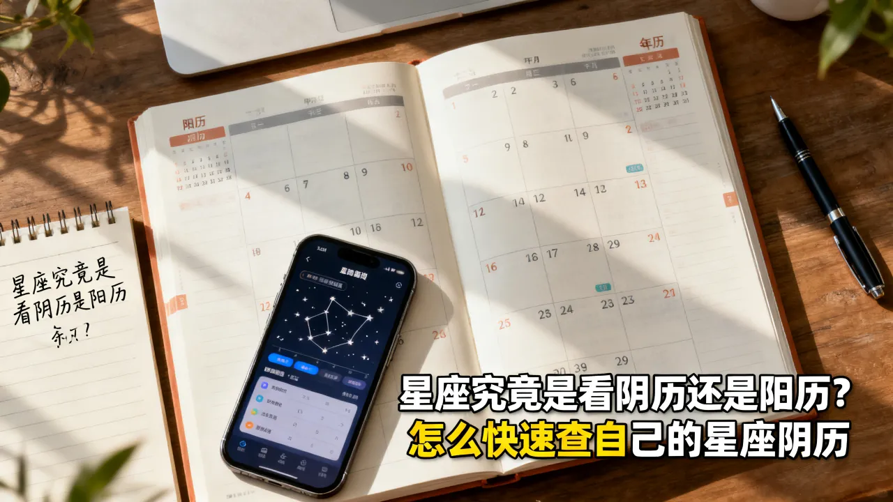 星座究竟是看阴历还是阳历？怎么快速查自己的星座阴历