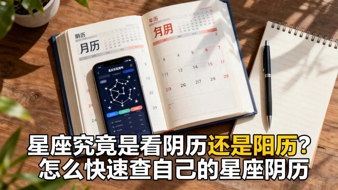星座究竟是看阴历还是阳历？怎么快速查自己的星座阴历