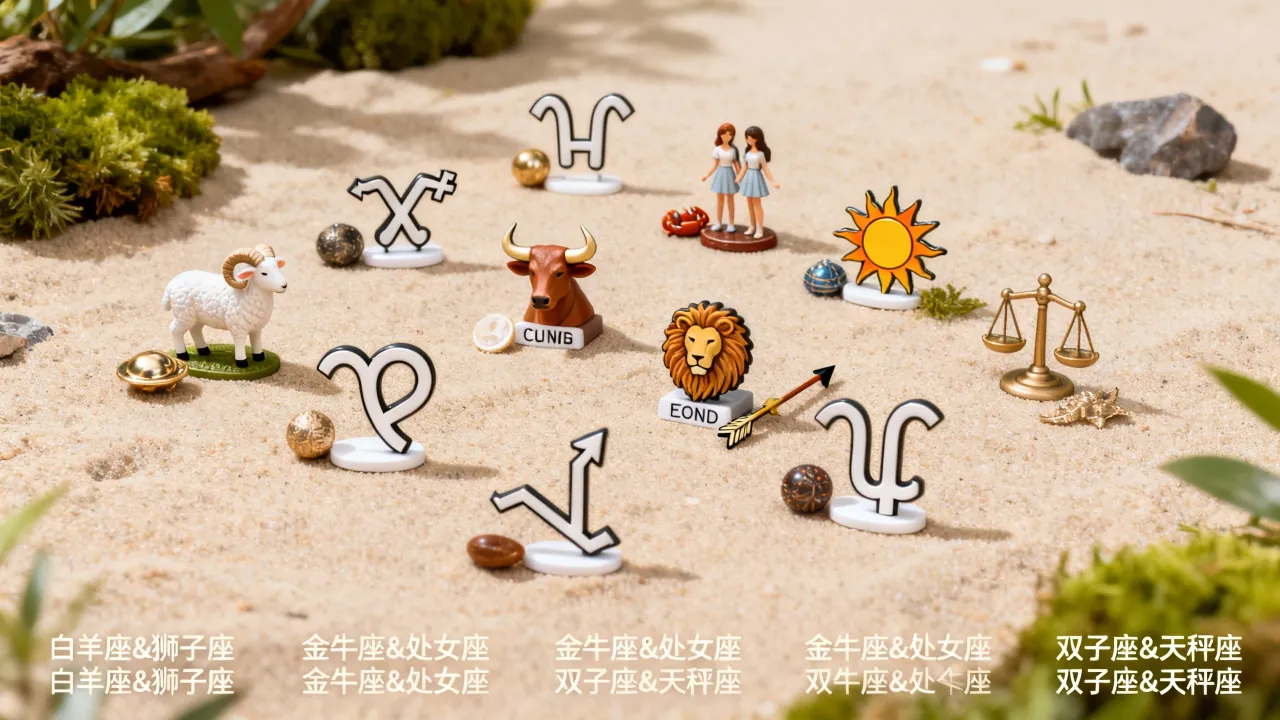 十二星座朋友配对准不准?哪些星座组合最合拍? 十二星座朋友配对准不准?哪些星座组合最合拍?