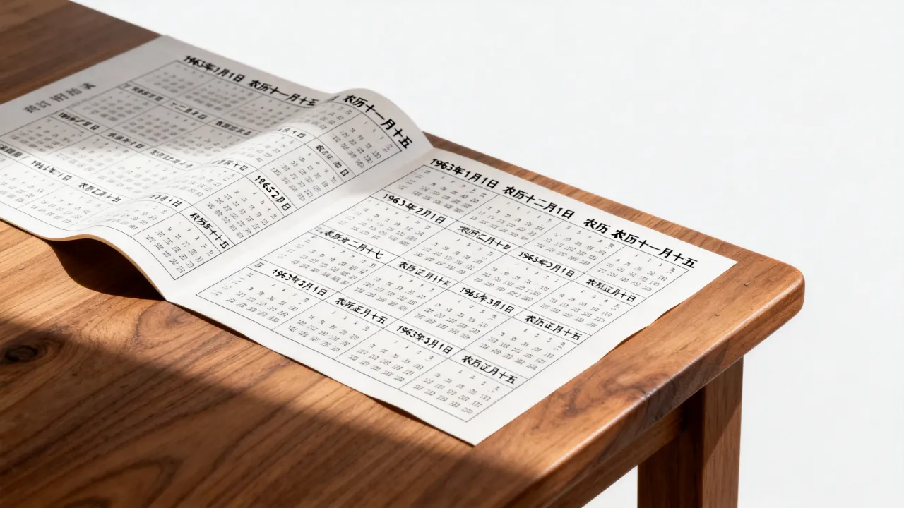 1963年阴历对照表怎么查,1963年农历阳历对照表查询? 1963年阴历对照表怎么查,1963年农历阳历对照表查询?