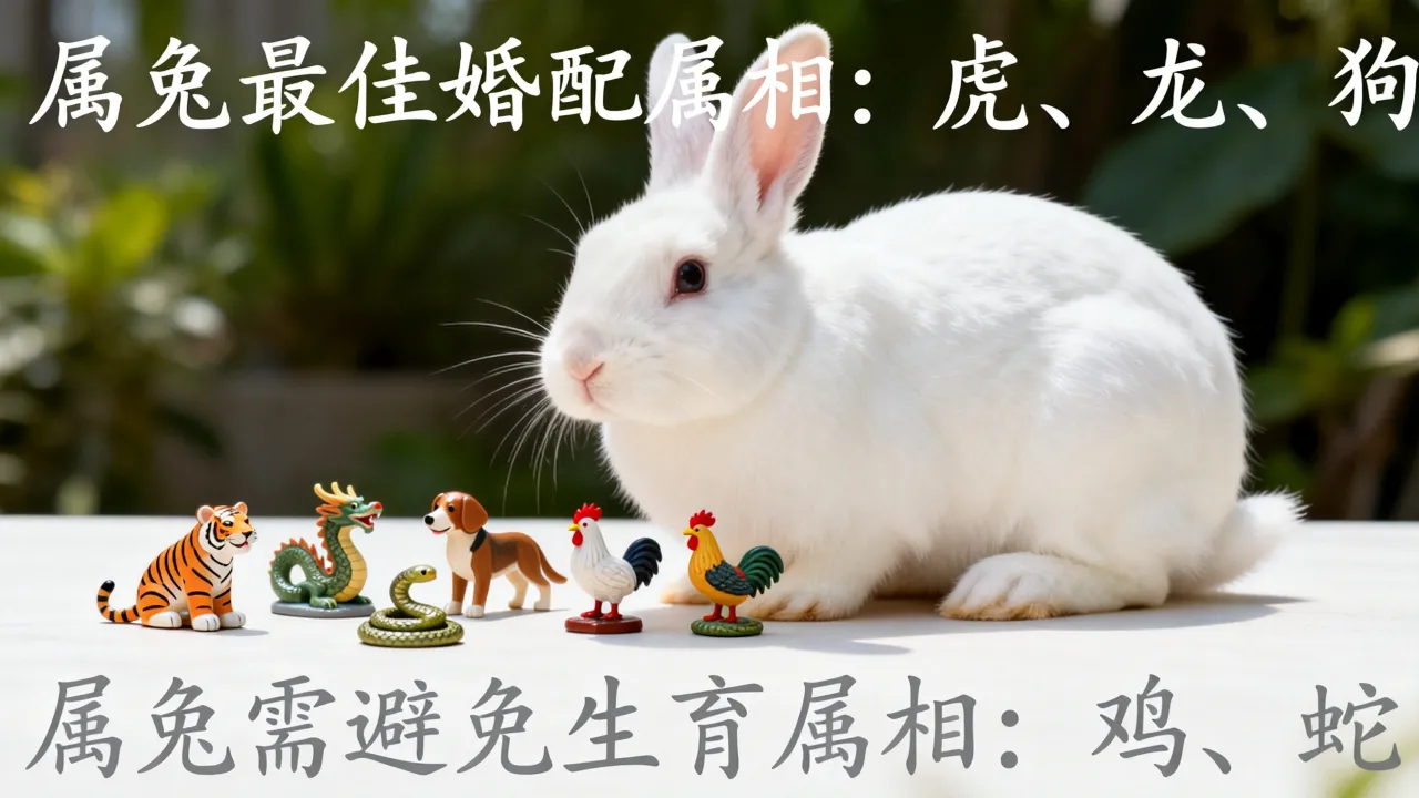 属兔跟哪些属相最配婚姻,属兔不能生什么属相? 属兔跟哪些属相最配婚姻,属兔不能生什么属相?