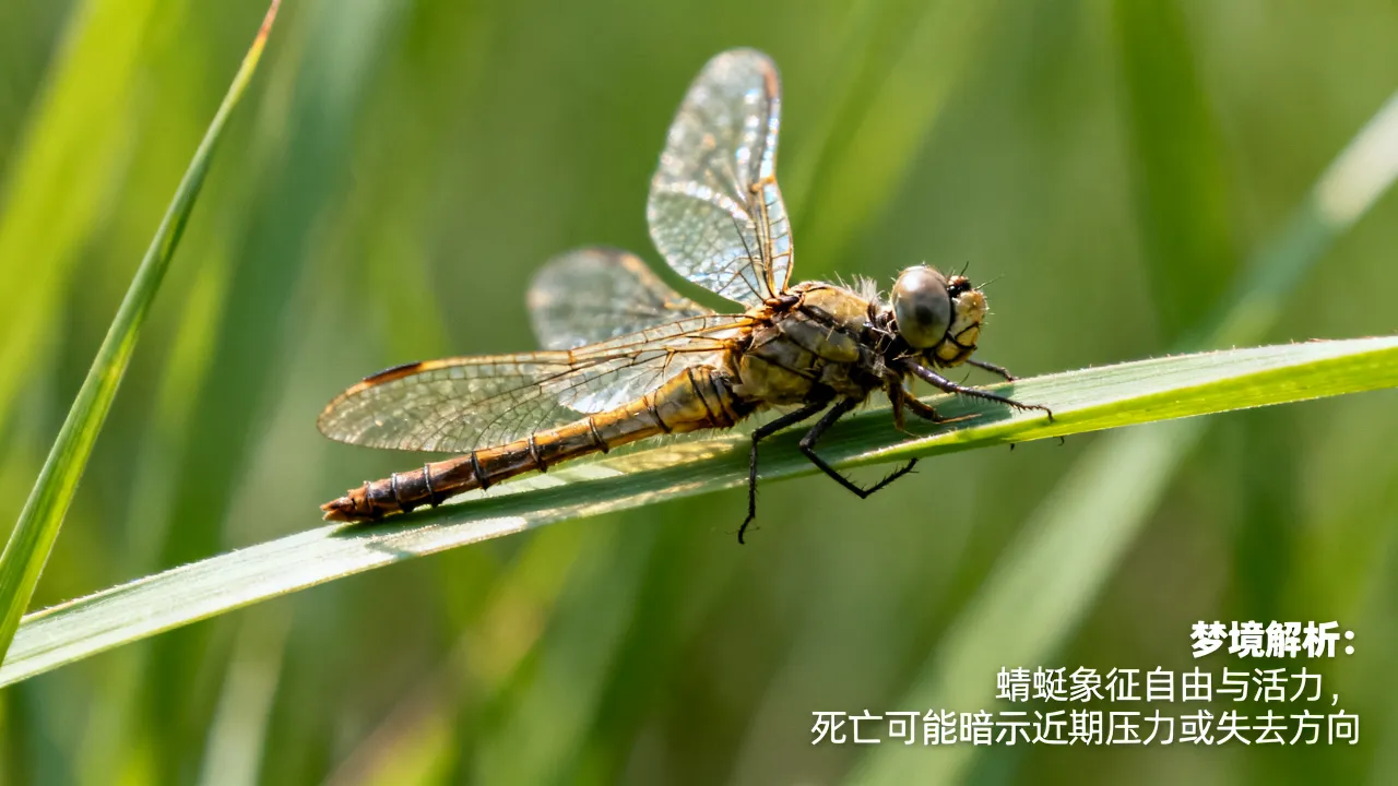 梦到蜻蜓死了有什么含义，梦见蜻蜓死了是什么预兆