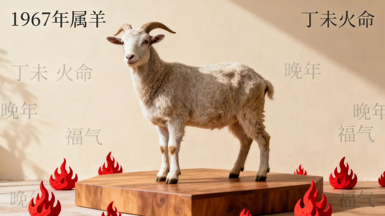 1967年属羊一生命运如何？丁未火命晚年福气好吗，
