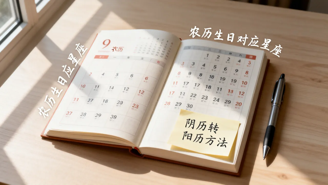 阴历出生的星座怎么算，农历生日属于什么星座
