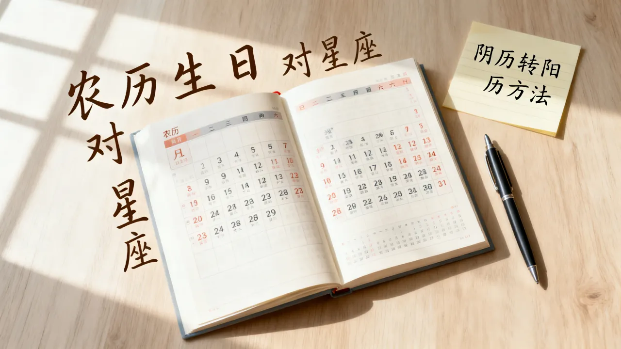 阴历出生的星座怎么算，农历生日属于什么星座