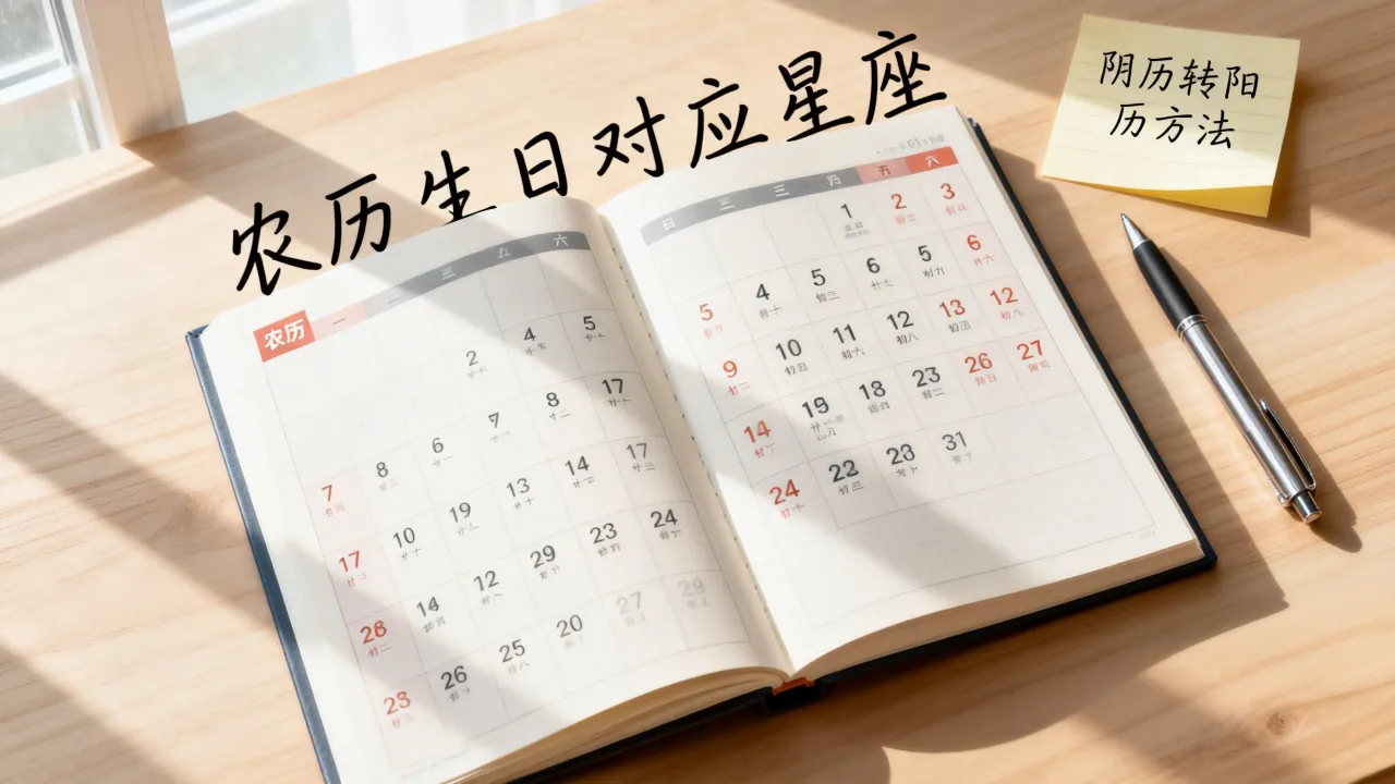 阴历出生的星座怎么算，农历生日属于什么星座