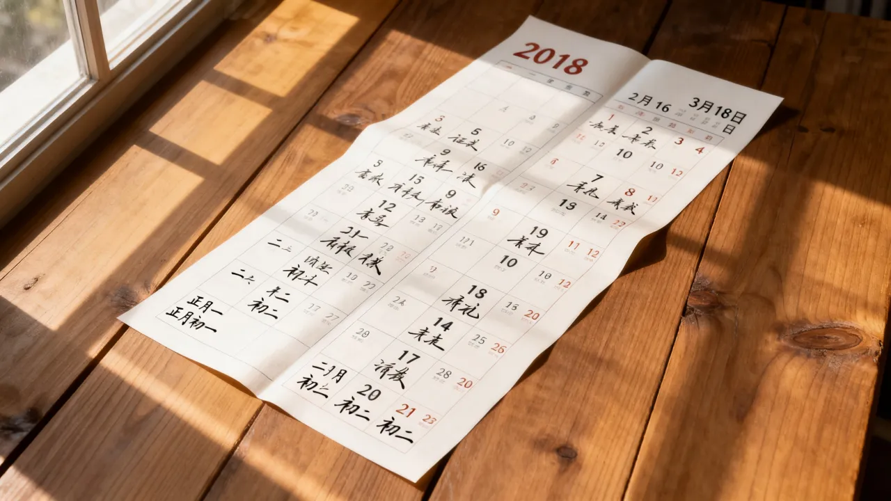 2018年阴历阳历对照表是什么?农历阳历换算查询 2018年阴历阳历对照表是什么?农历阳历换算查询