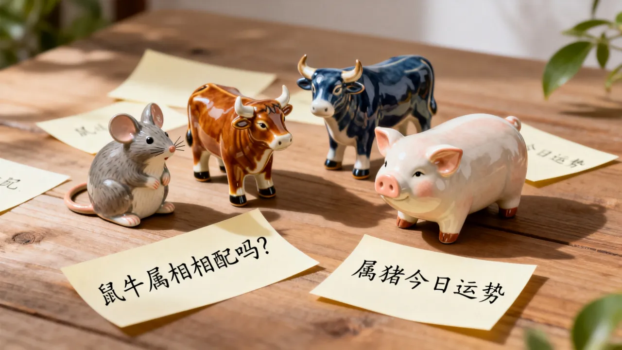 老鼠和牛的属相相配吗，属猪今天的运势如何呢
