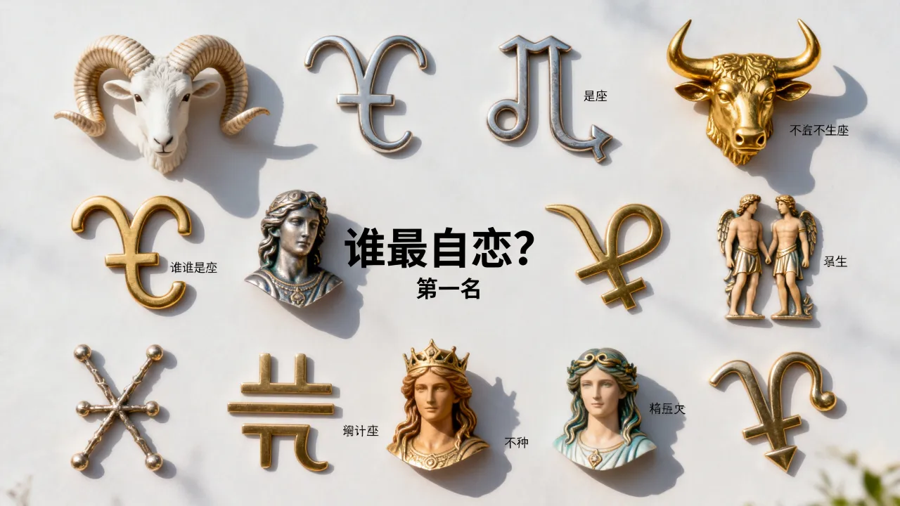 十二星座中谁最自恋，十二星座自恋排行榜第一名是谁？