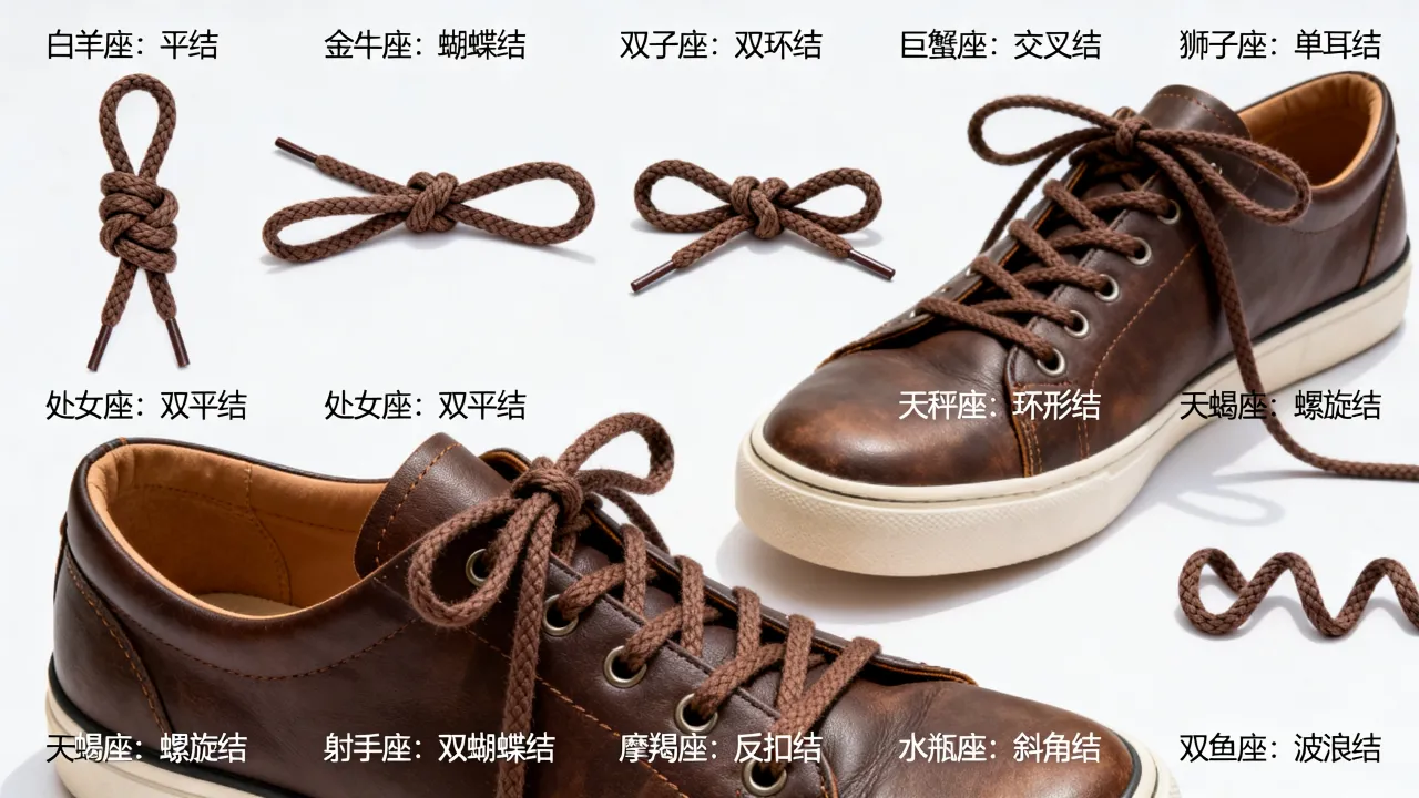 十二星座系鞋带发分别是什么?系鞋带方法大全 十二星座系鞋带发分别是什么?系鞋带方法大全