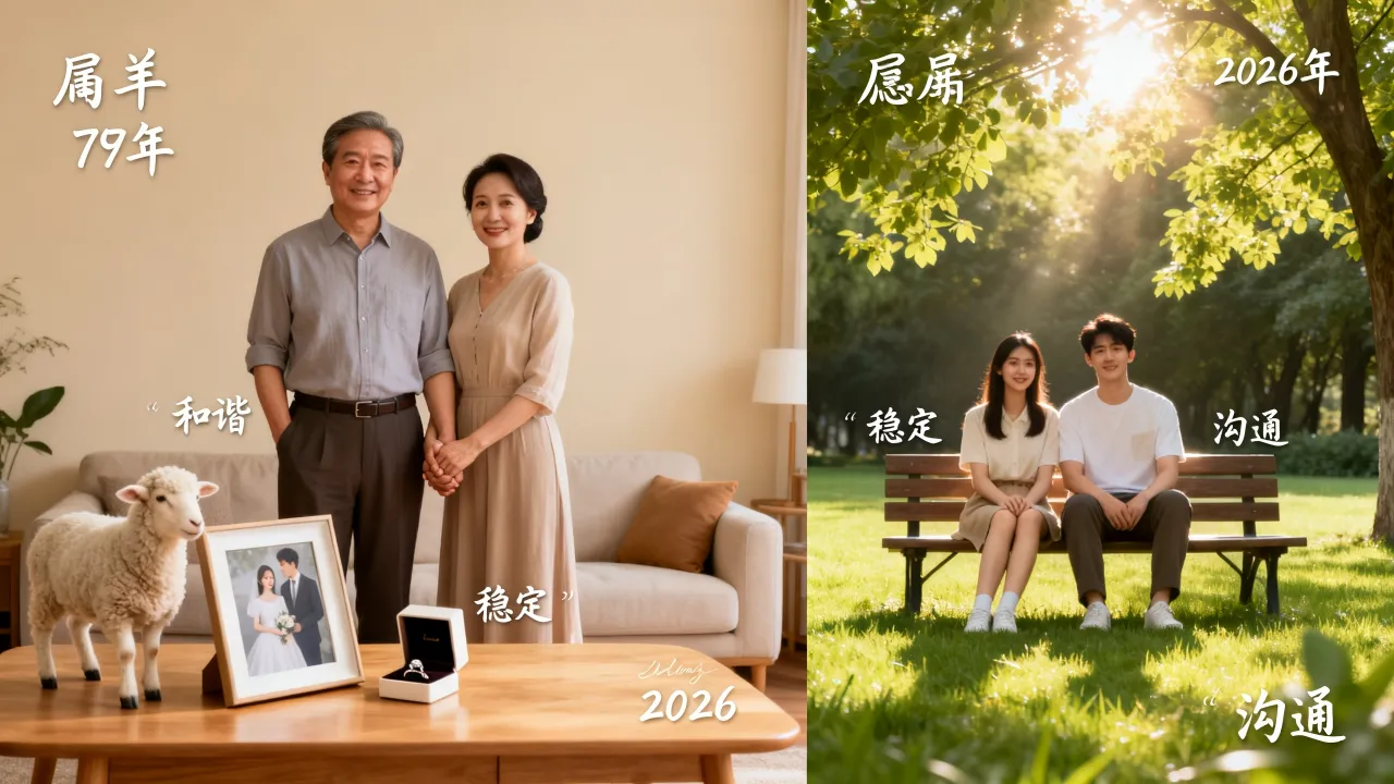 2026年属羊人的婚姻运势如何，79年属羊人婚姻状况会怎样