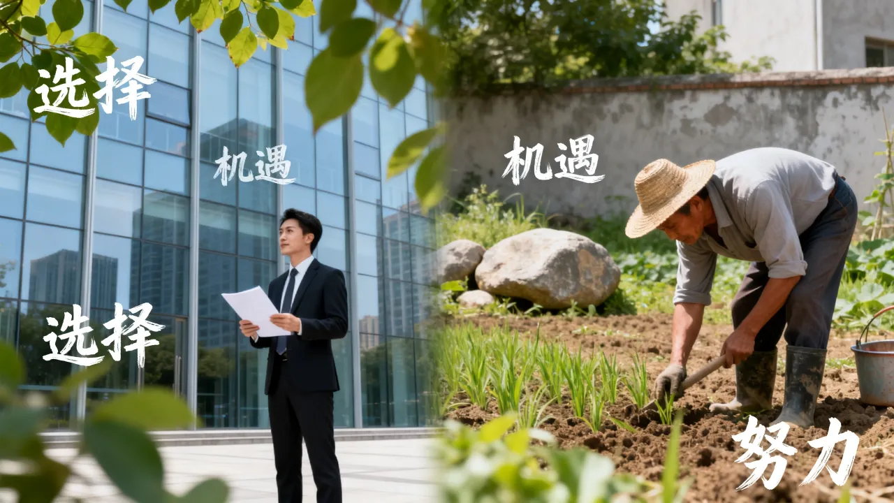 为什么命运绝然不同?人生差距的根源在哪 为什么命运绝然不同?人生差距的根源在哪