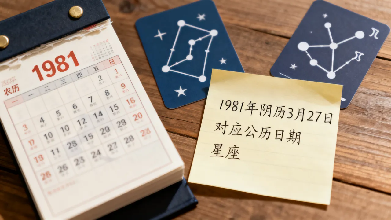 1981阴历3月27是什么星座,农历生日对应公历几号? 1981阴历3月27是什么星座,农历生日对应公历几号?