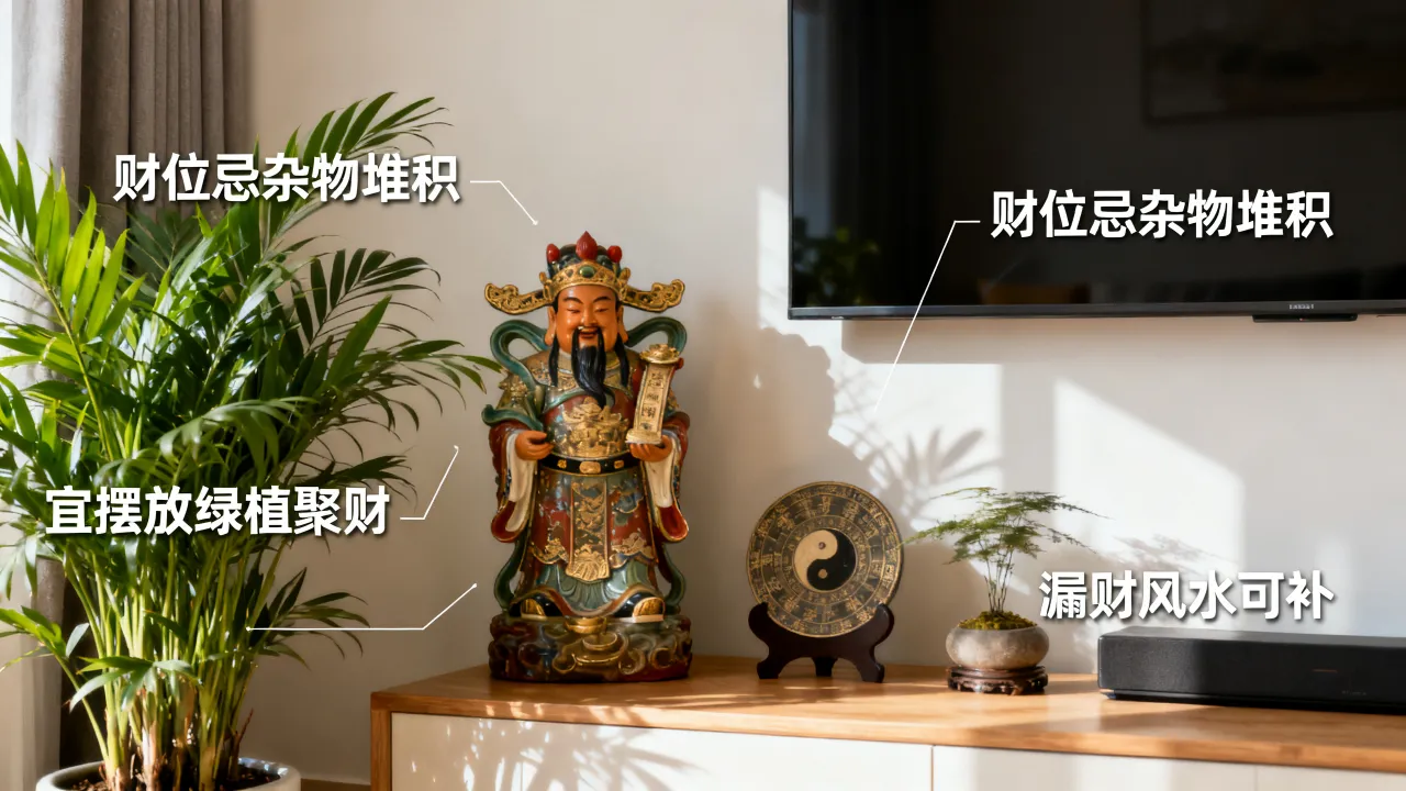 五行漏财怎么化解吉凶?家中财位最忌讳什么,漏财风水如何补救 五行漏财怎么化解吉凶?家中财位最忌讳什么,漏财风水如何补救