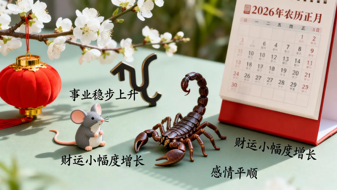 属鼠天蝎座2026年农历正月运势如何,属鼠天蝎座正月运程详解? 属鼠天蝎座2026年农历正月运势如何,属鼠天蝎座正月运程详解?