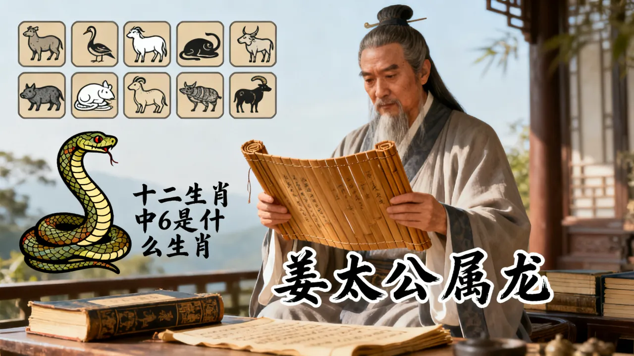 姜太公属什么生肖,十二生肖中6是什么生肖 姜太公属什么生肖,十二生肖中6是什么生肖