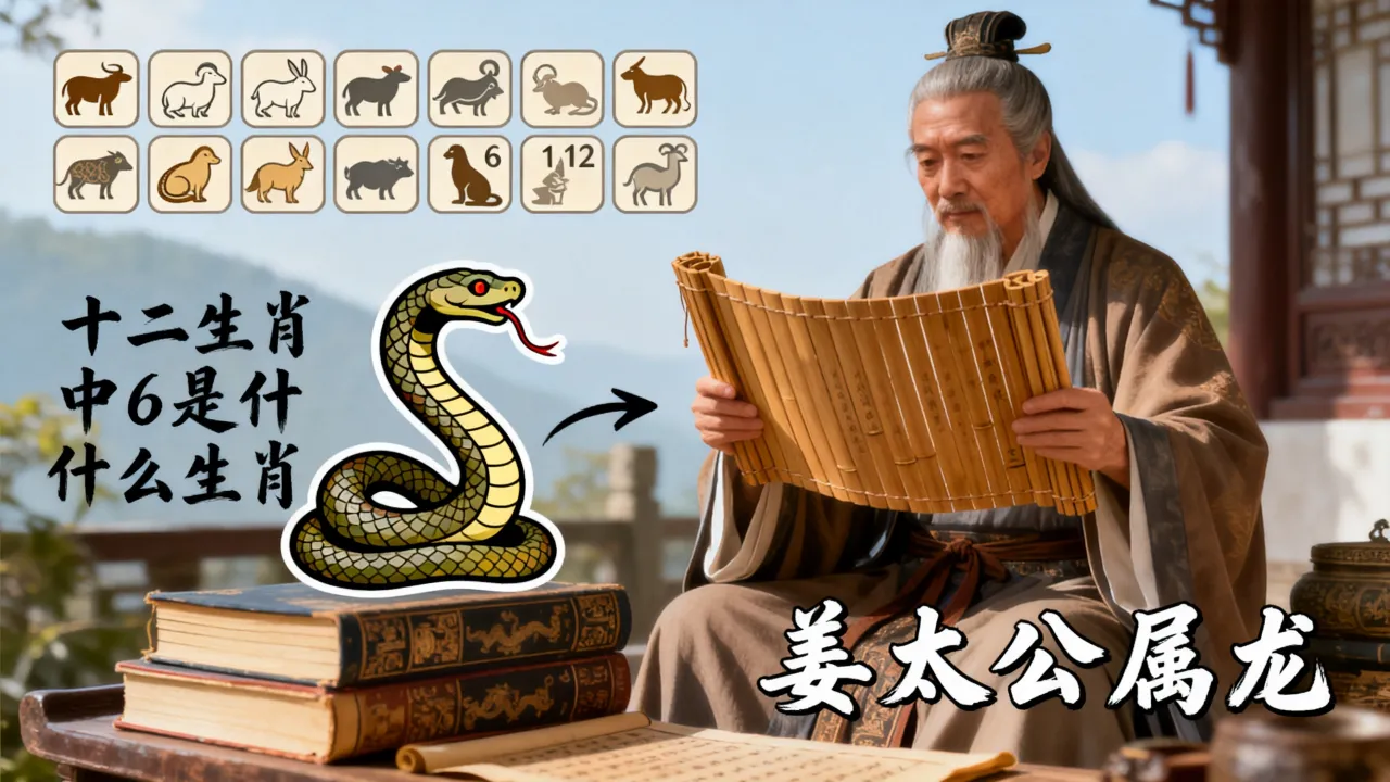 姜太公属什么生肖,十二生肖中6是什么生肖 姜太公属什么生肖,十二生肖中6是什么生肖