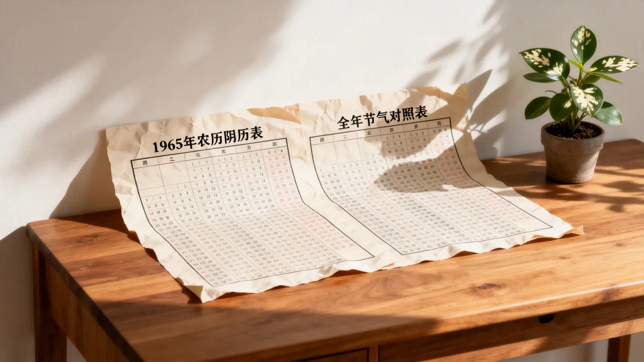1965年农历阴历表怎么查?全年节气对照表在哪里看 1965年农历阴历表怎么查?全年节气对照表在哪里看