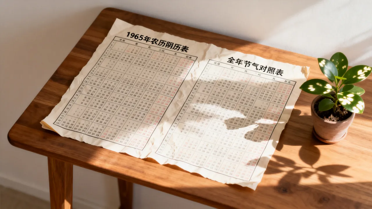 1965年农历阴历表怎么查?全年节气对照表在哪里看 1965年农历阴历表怎么查?全年节气对照表在哪里看