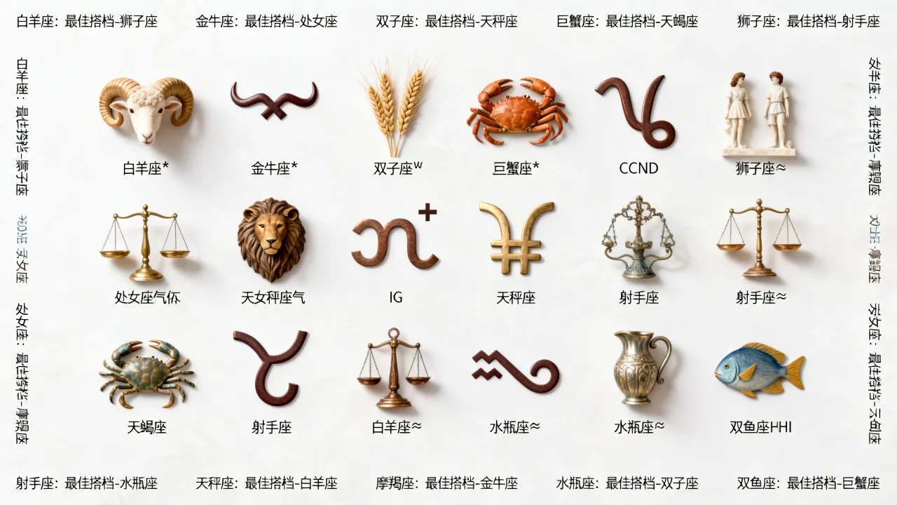 十二星座的好朋友星座有哪些,谁是你天生的最佳搭档? 十二星座的好朋友星座有哪些,谁是你天生的最佳搭档?