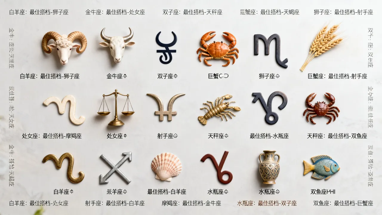 十二星座的好朋友星座有哪些，谁是你天生的最佳搭档？