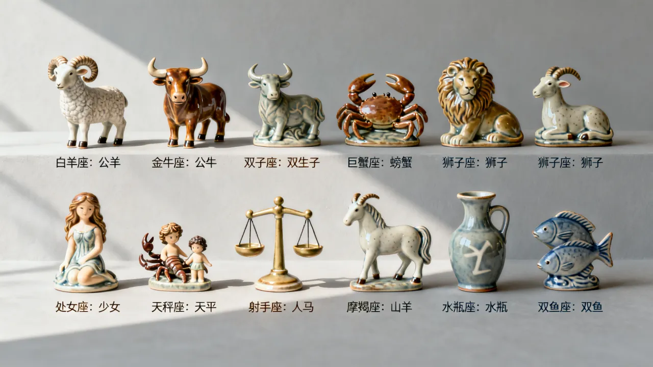 十二星座动物图腾是什么，分别代表哪些动物